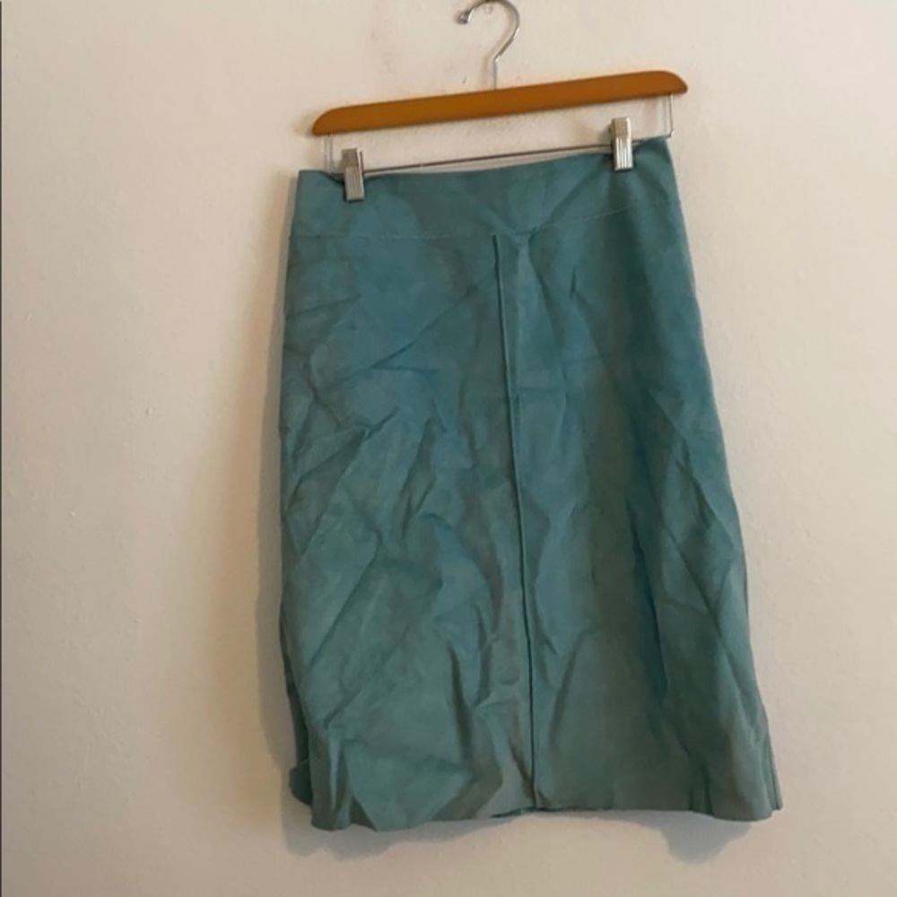 ILLIA SOLID BLUE SKIRT SIZE 4